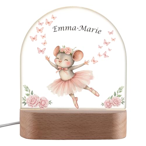 polar-effekt Baby Nachtlicht mit LED-Beleuchtung für Mädchen als Geschenk - Personalisierte Nachtlampe mit Namen - ideal zur Geburt & Geburtstag - Dimmbares Licht mit USB-Kabel polar-effekt Baby Nachtlicht mit LED-Beleuchtung für Mädchen als Geschenk - Personalisierte Nachtlampe mit Namen - ideal zur Geburt & Geburtstag - Dimmbares Licht mit USB-Kabel von polar-effekt