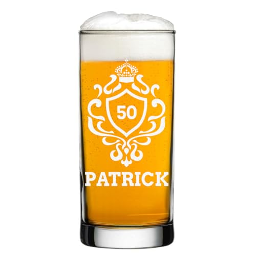 polar-effekt Bierglas 485 ml schlicht mit Gravur - Bierglas personalisiert für Männer - Ideal als Geschenk - Geeignet für Pils, Lager & Export polar-effekt Bierglas 485 ml schlicht mit Gravur - Bierglas personalisiert für Männer - Ideal als Geschenk - Geeignet für Pils, Lager & Export von polar-effekt