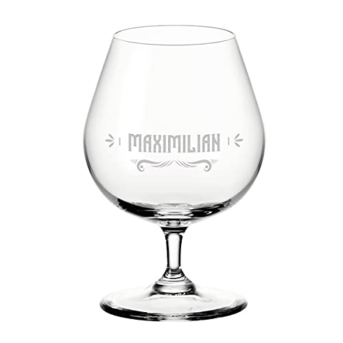 polar-effekt Cognacglas Schwenker mit personalisierten Wunschmotiv - graviert - Kristallglas - Geburtstag und Weihnachten - Whisky, Bourbon, Brandy, Scotch - Motiv Classic Ornament von polar-effekt