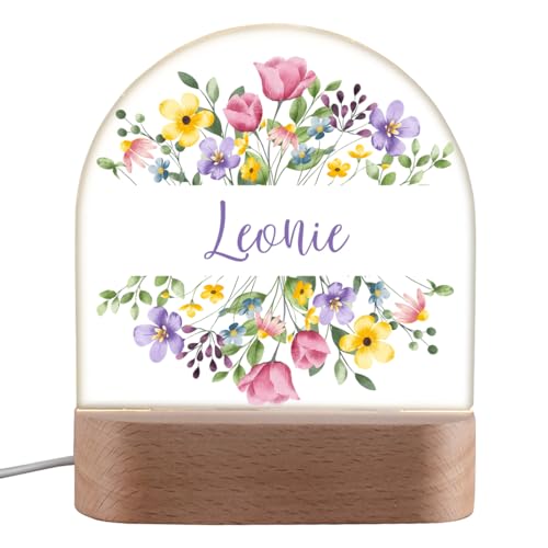 polar-effekt LED-Nachtlicht für Mädchen mit sanftem Licht - Personalisierte Geschenke - Nachttischlampe mit Blumen-Motiv - Dimmbar in 3 Stufen - Mit USB-Kabel polar-effekt LED-Nachtlicht für Mädchen mit sanftem Licht - Personalisierte Geschenke - Nachttischlampe mit Blumen-Motiv - Dimmbar in 3 Stufen - Mit USB-Kabel von polar-effekt