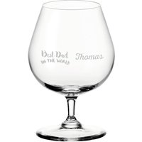 Cognacschwenker Mit Personalisiert Gravierten Wunschmotiv Best Dad | Cognac Whisky Brandy Scotch Glas Longdrink Geschenk von polareffekt