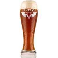 Ein Personalisiertes Weizenbierglas Inkl Gravu von polareffekt