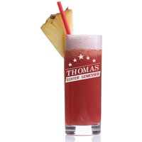 Longdrinkglas Inkl. Wunschgravur Geniesser Sterne von polareffekt
