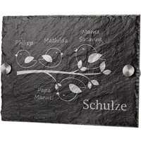 Schiefertafel Türschild Inkl Gravur Motiv Voge von polareffekt