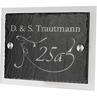 Schiefertafel Türschild Mit Acrylglas Inkl Gra von polareffekt