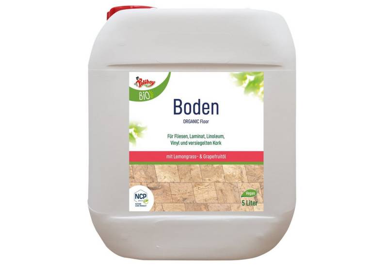poliboy Bio Reiniger - 5 Liter Fussbodenreiniger (zur Reinigung aller Fliesen- und Laminatböden - Made in Germany) von poliboy