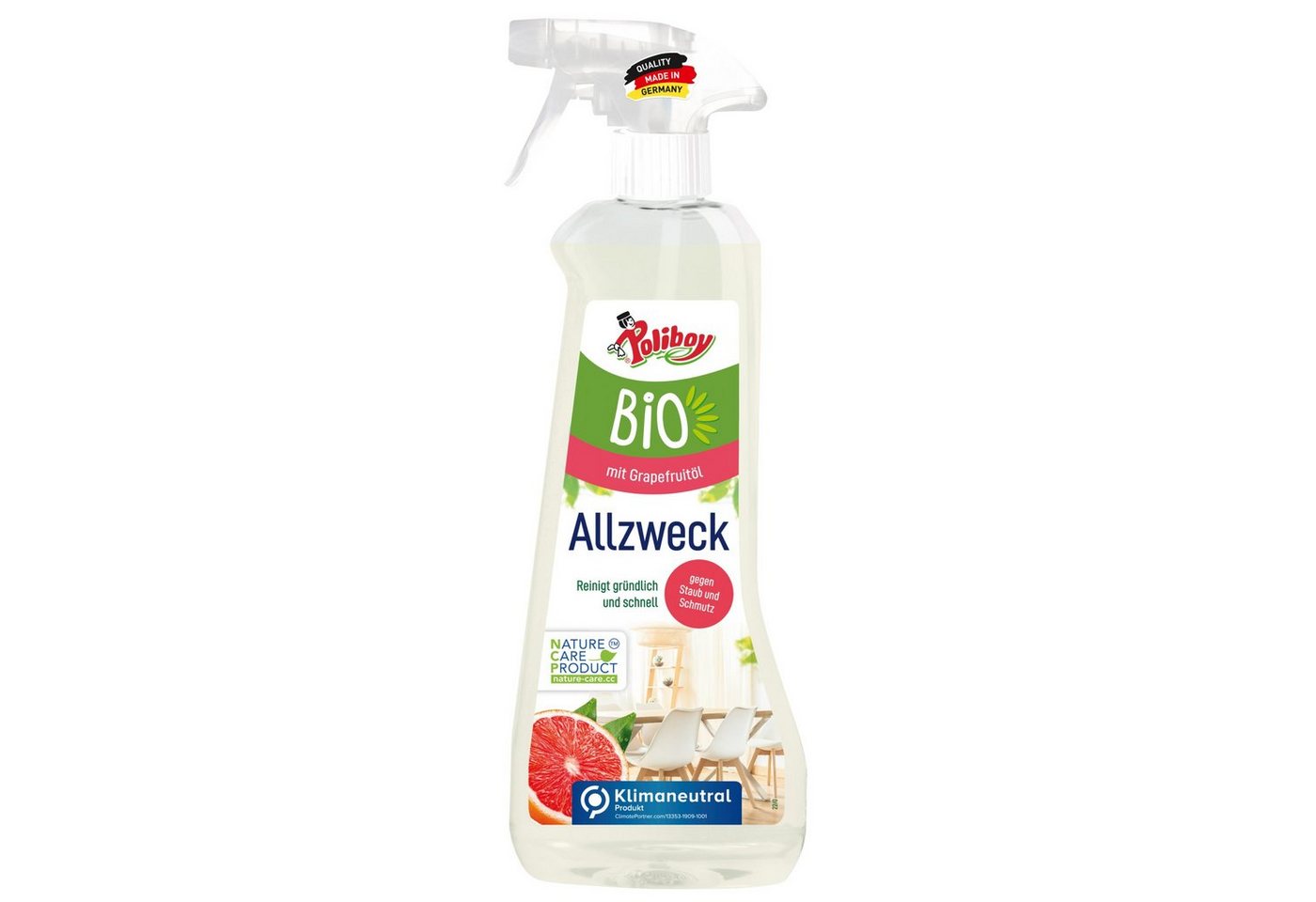 poliboy POLIBOY Bio Allzweck Reiniger, 500 ml Allzweckreiniger von poliboy