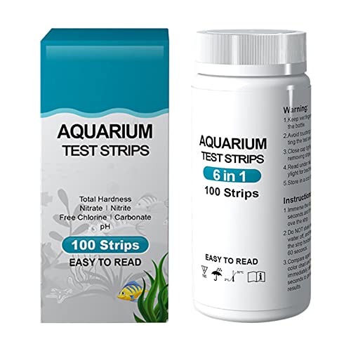 pologmase Aquarium-Wassertest-Kit, 100 Stück Aquarium-Teststreifen, Wassertest-Kits, Schnelltest-Kit zur Vorbeugung von unsichtbaren Wasserproblemen bei Fischen, Schildkröten und mehr pologmase Aquarium-Wassertest-Kit, 100 Stück Aquarium-Teststreifen, Wassertest-Kits, Schnelltest-Kit zur Vorbeugung von unsichtbaren Wasserproblemen bei Fischen, Schildkröten und mehr von pologmase