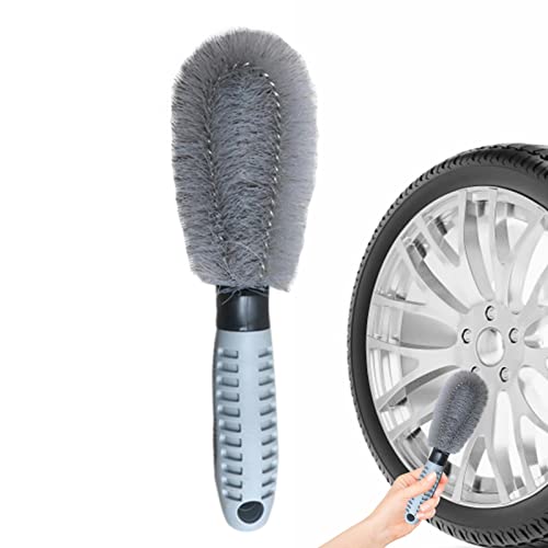 pologmase Auto-Felgenreinigungsbürste | Auto-Felgenreinigungs-Waschbürsten-Bürsten | Reinigt gründlich Enge Stellen an Ihren Autorädern, Reifen und Felgen von pologmase