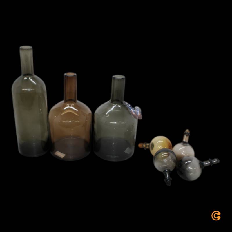 Pols Potten 8 Tlg. Flaschen Set Bubbles And Bottles Dekoflaschen Siehe Text/Foto B-Ware von pols potten