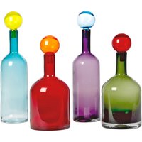 Pols Potten - Bubbles & Bottles Karaffe, mehrfarbig (4er-Set) von pols potten