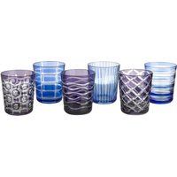 Pols Potten - Cobalt Glas, mehrfarbig (6er-Set) von pols potten