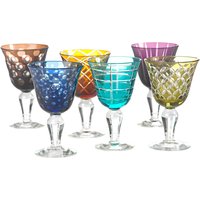 Pols Potten - Cuttings Weinglas, mehrfarbig (6er-Set) von pols potten
