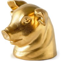 Pols Potten - Don't Eat Me, Save Me Pig Spardose, gold von pols potten