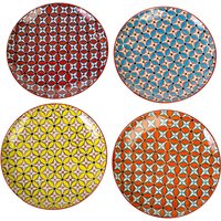 Pols Potten - Hippy Teller Ø 27 cm, verschiedene Farben (4er-Set) von pols potten