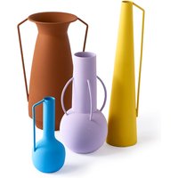 Pols Potten - Roman Vase, bunt matt (4er-Set) von pols potten