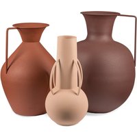 Pols Potten - Roman Vase, mattbraun (3er-Set) von pols potten