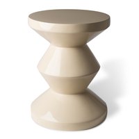 Pols Potten - Zig Zag Hocker, beige von POLSPOTTEN