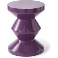 Pols Potten - Zig Zag Hocker, dunkelviolett von POLSPOTTEN