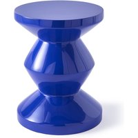 Pols Potten - Zig Zag Hocker. dunkelblau von POLSPOTTEN