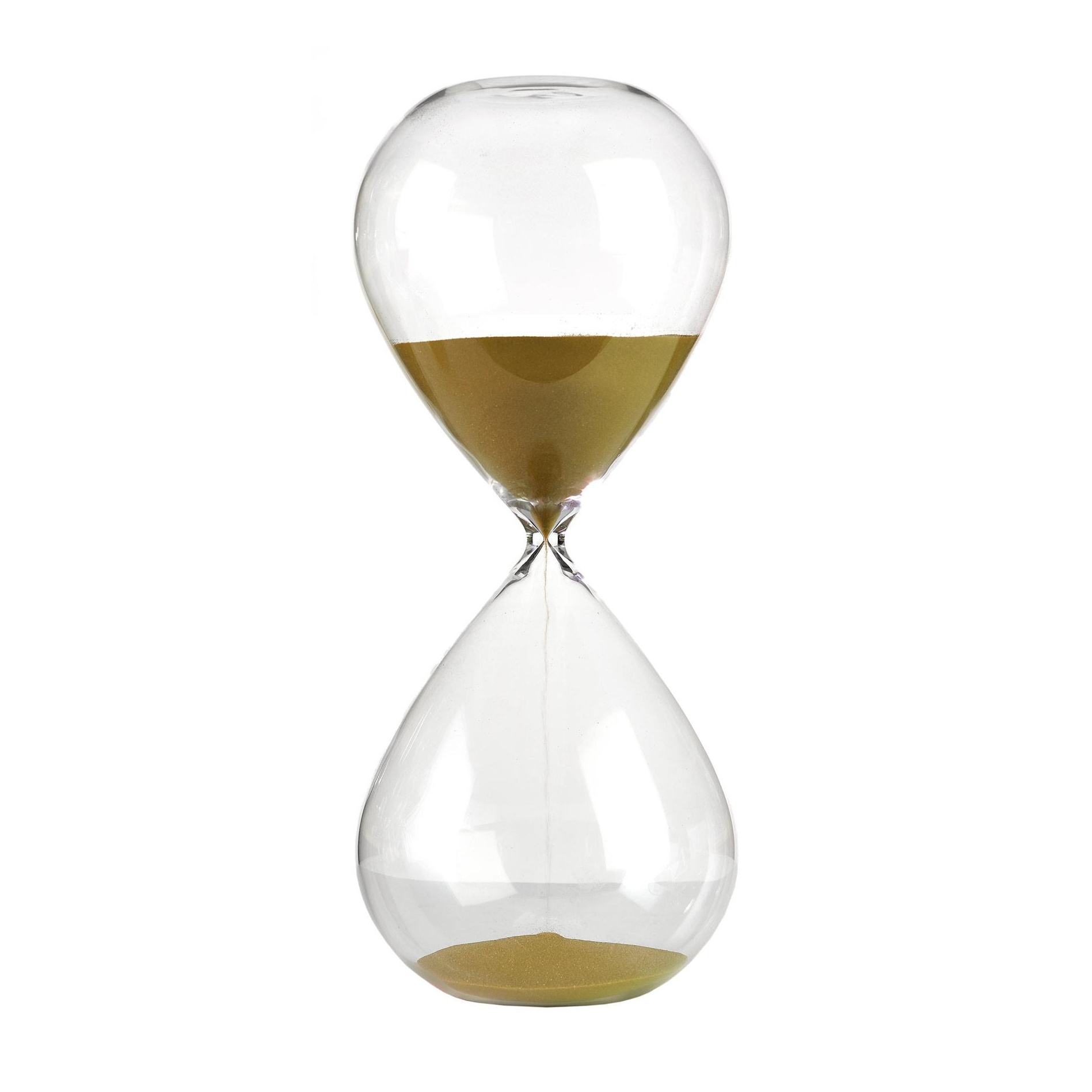 pols potten - Ball Sanduhr L - gold/H 38cm x Ø 15cm/Zeit: 2 Std von pols potten