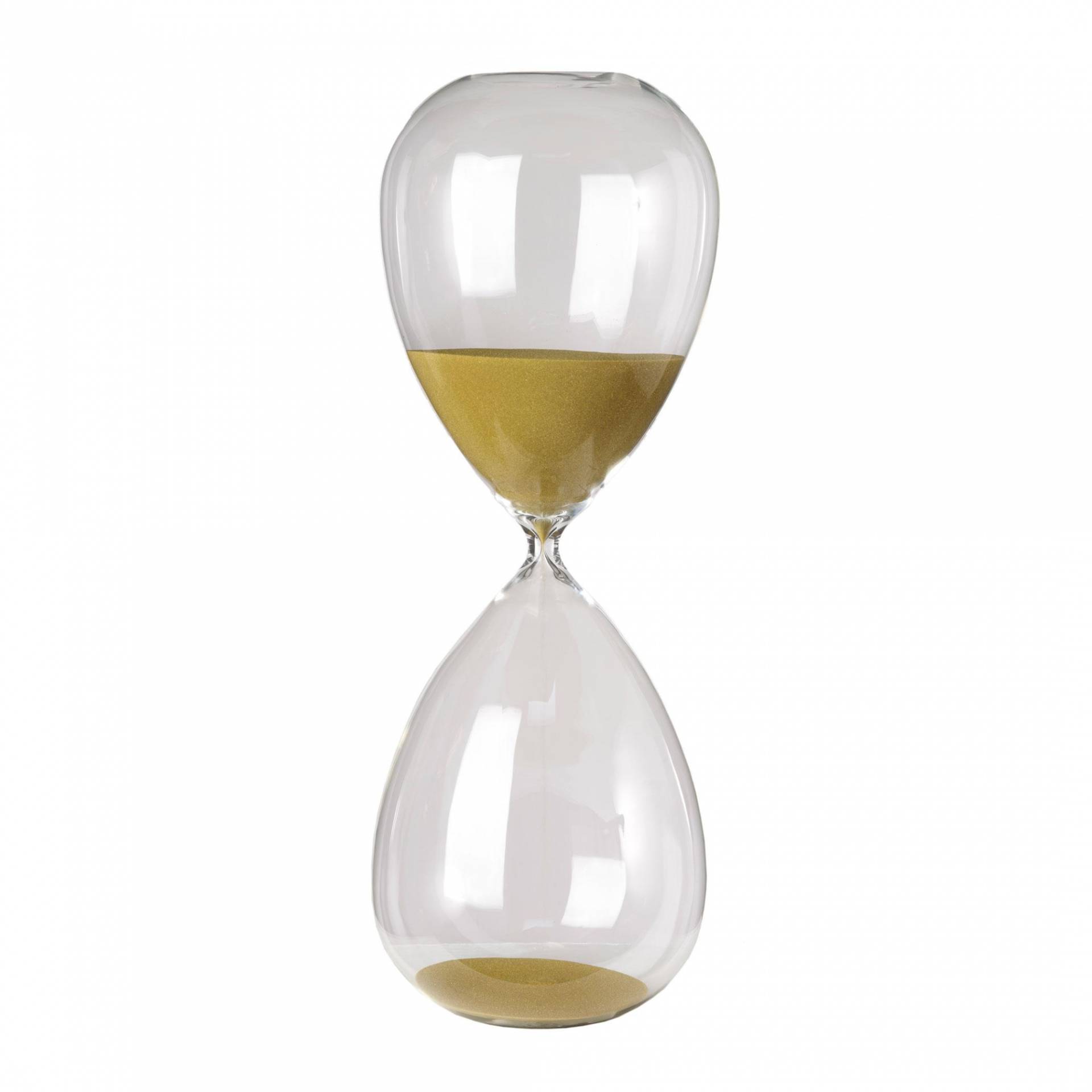 pols potten - Ball Sanduhr XL - gold/H x Ø 55x20cm/Zeit: 180 min von pols potten