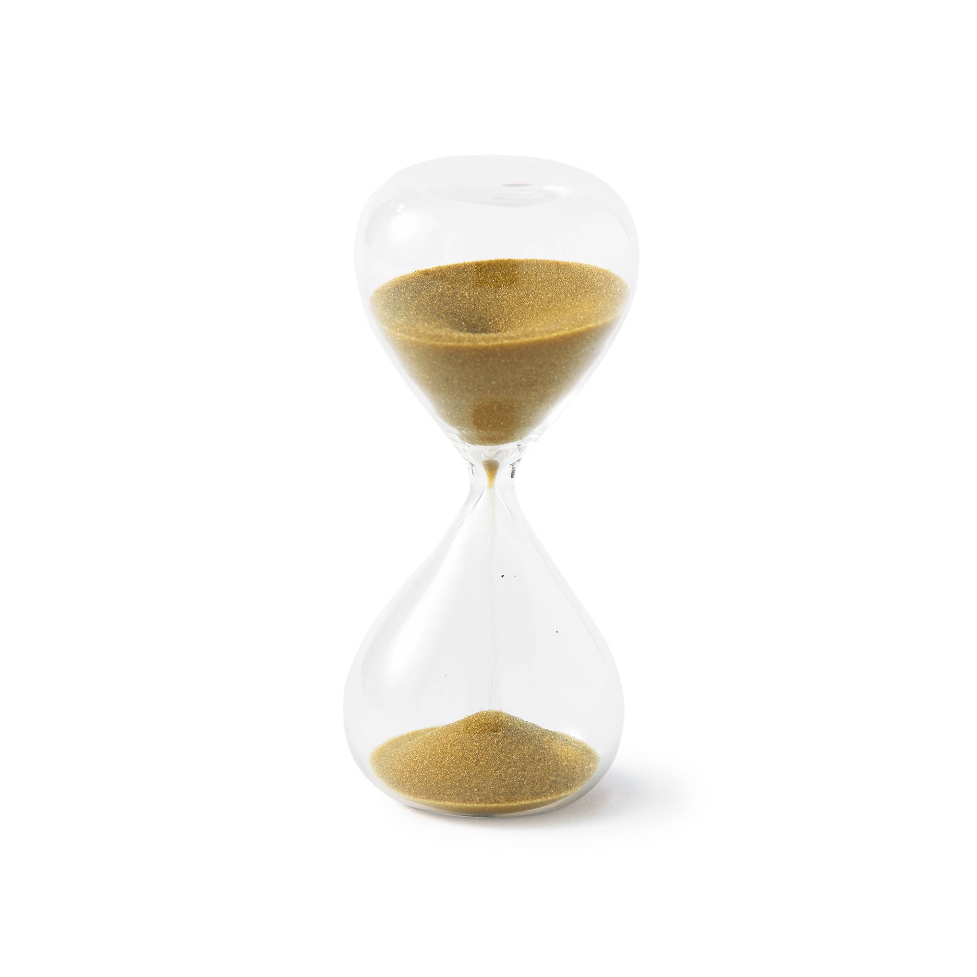 pols potten - Ball Sanduhr XS - gold/H x Ø 8.5x4cm/Zeit: 1 min von pols potten