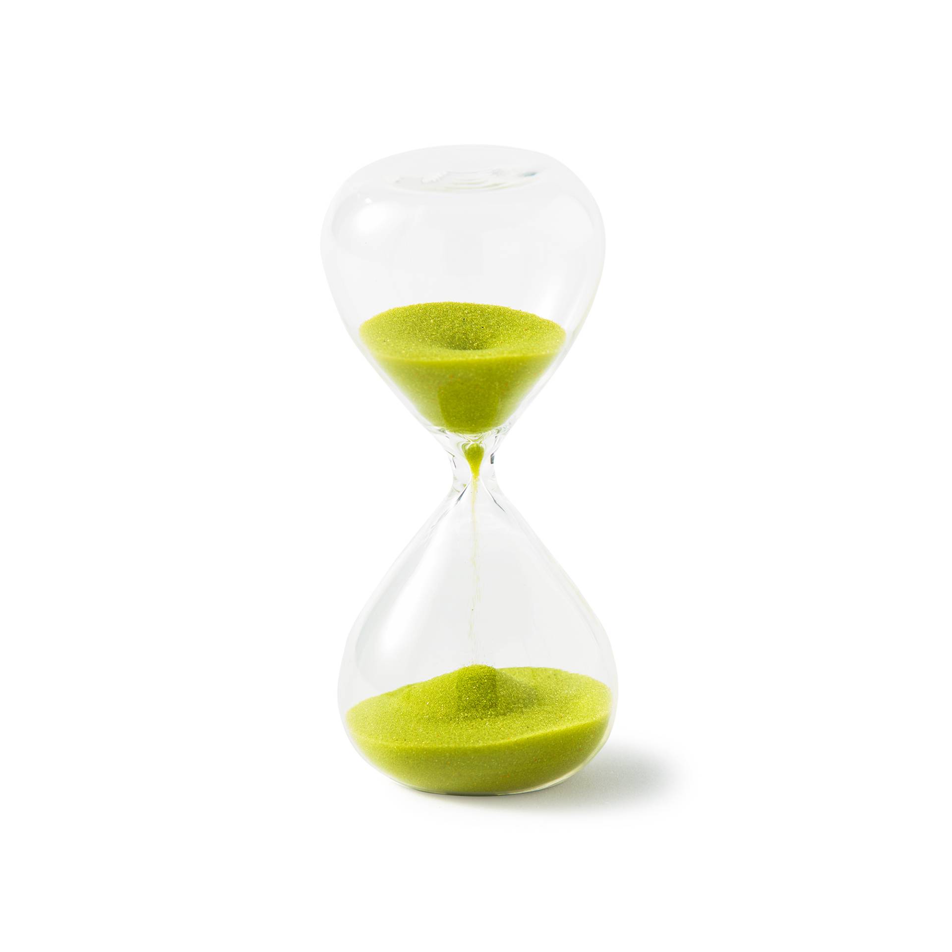 pols potten - Ball Sanduhr XS - hellgrün/H x Ø 8.5x4cm/Zeit: 1 min von pols potten