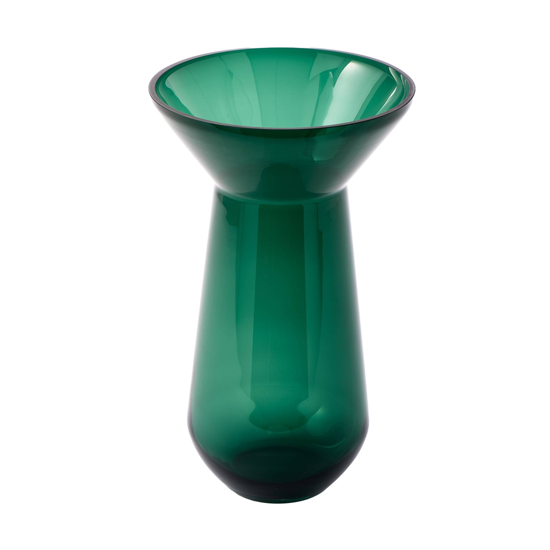 pols potten - Long Neck Vase - grün/H 45cm / Ø 27,5cm von pols potten