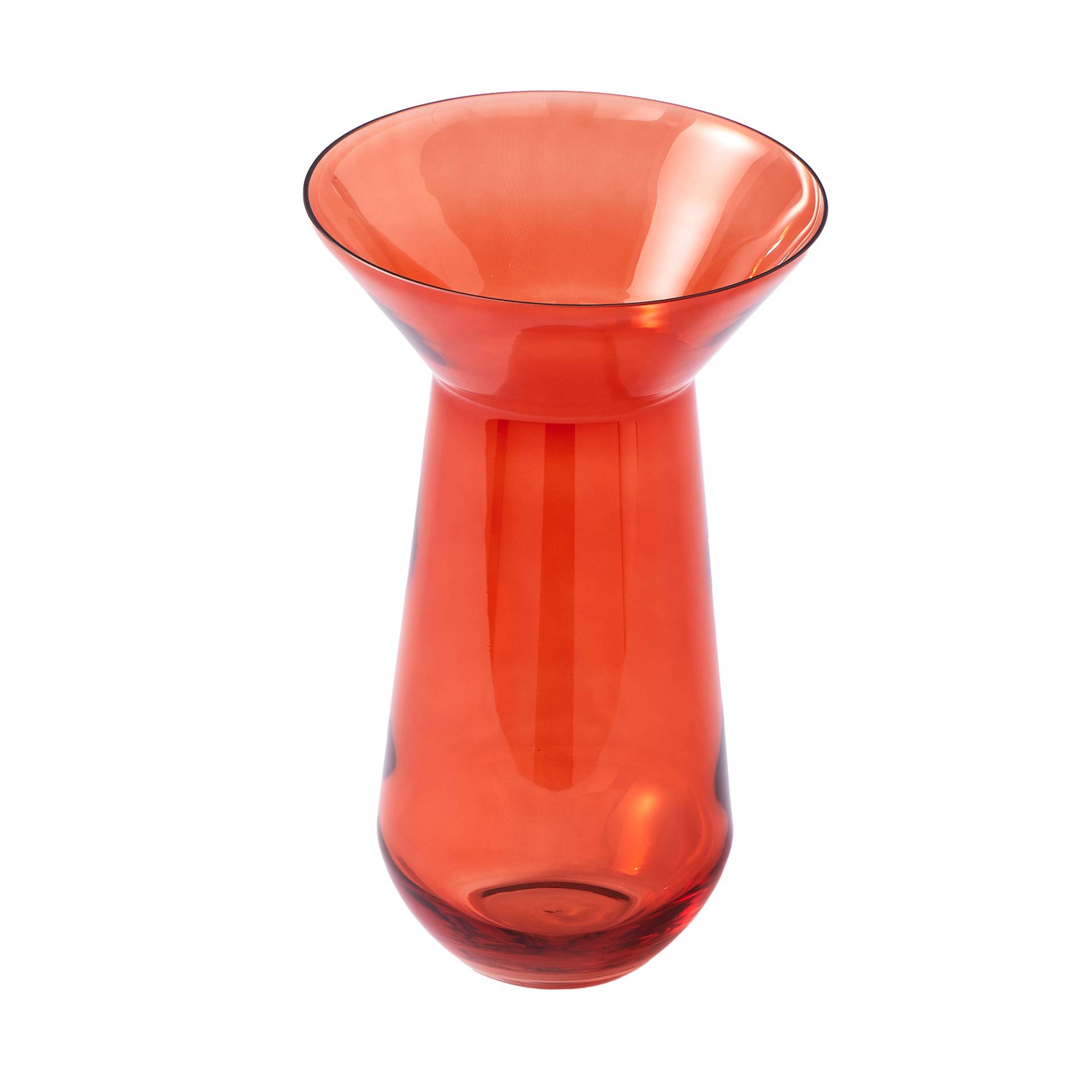 pols potten - Long Neck Vase - orange/H 45cm / Ø 27,5cm von pols potten