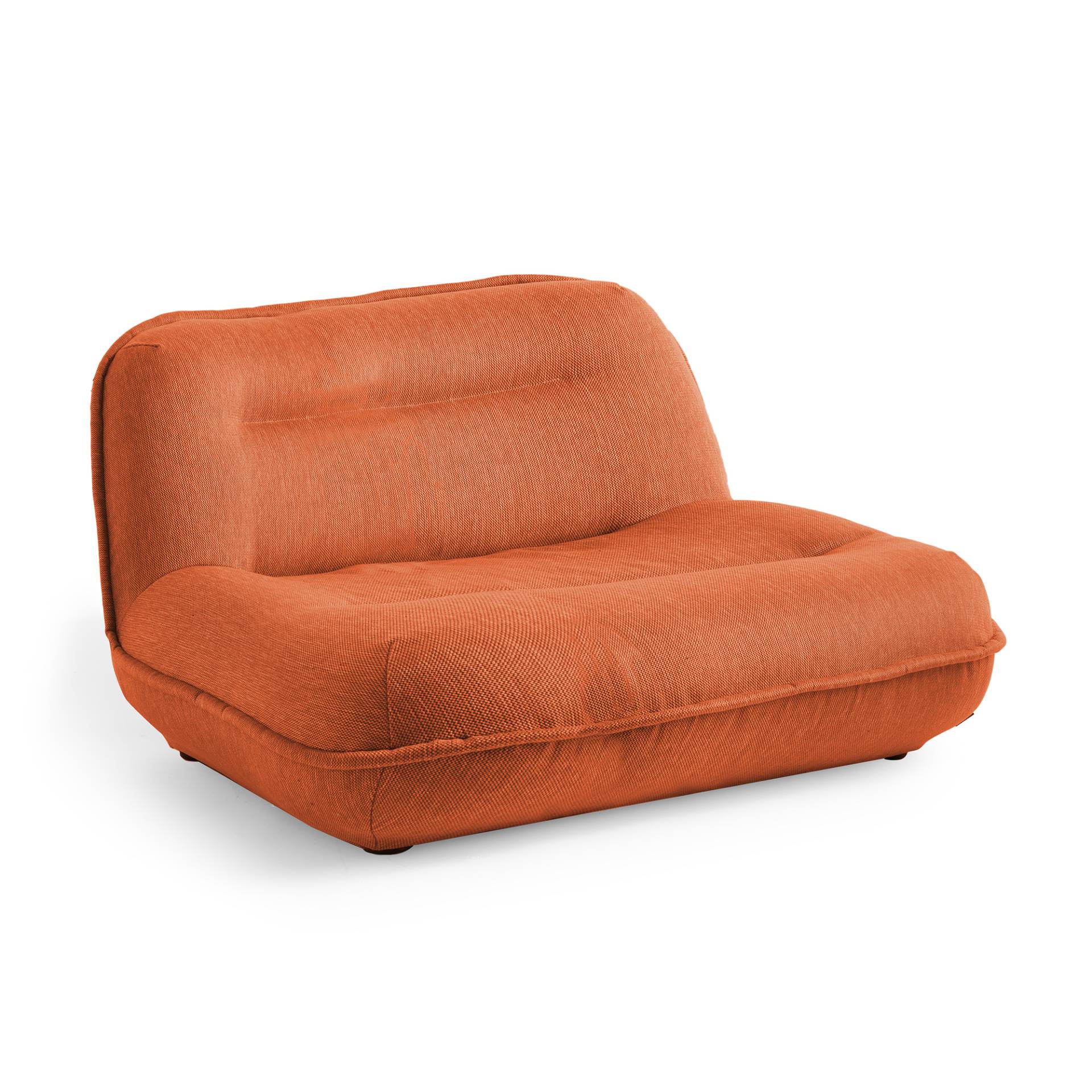 pols potten - Puff Love Seat - orange/BxHxT 130x70x103cm von pols potten