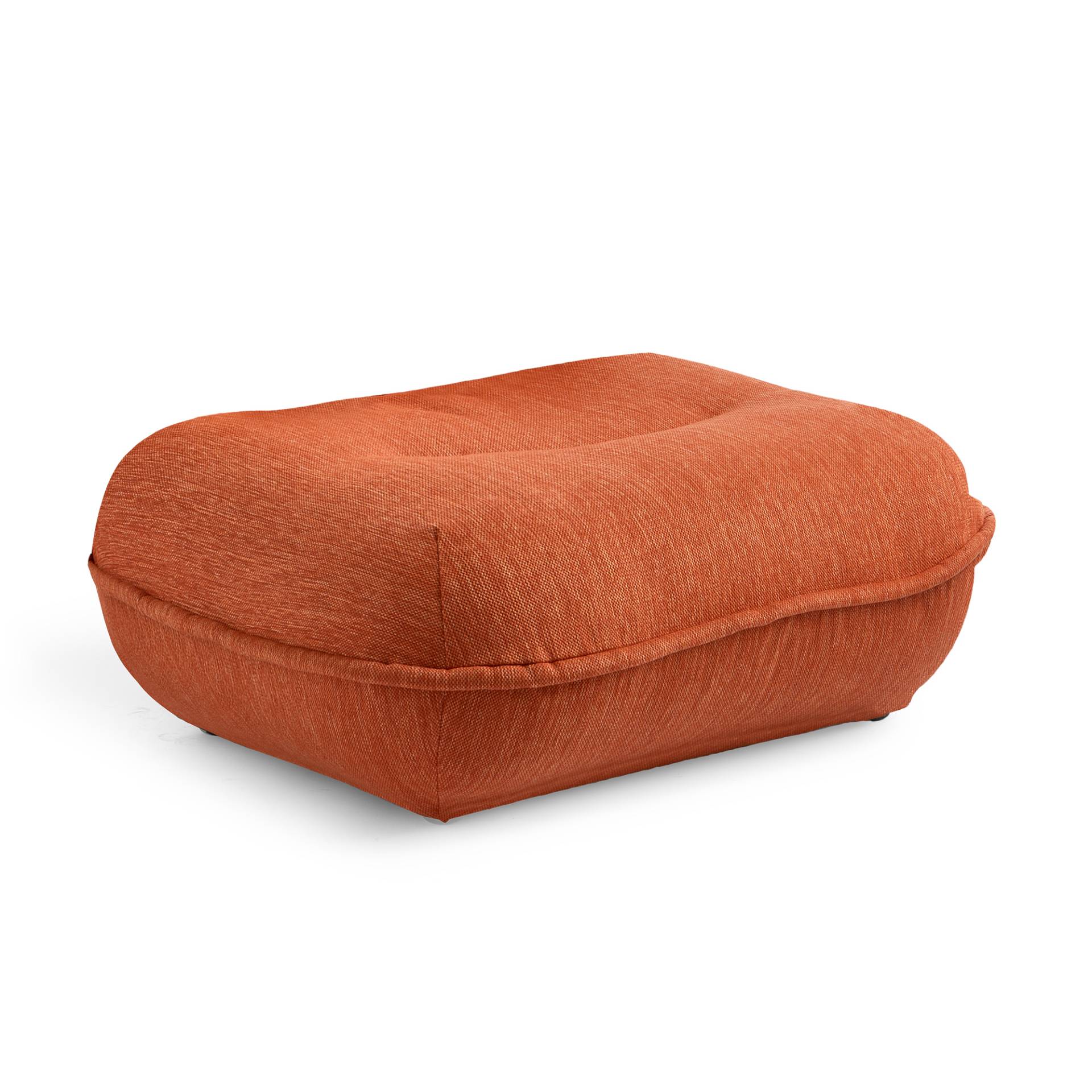 pols potten - Puff Pouf - orange/BxHxT 95x35x80cm von pols potten