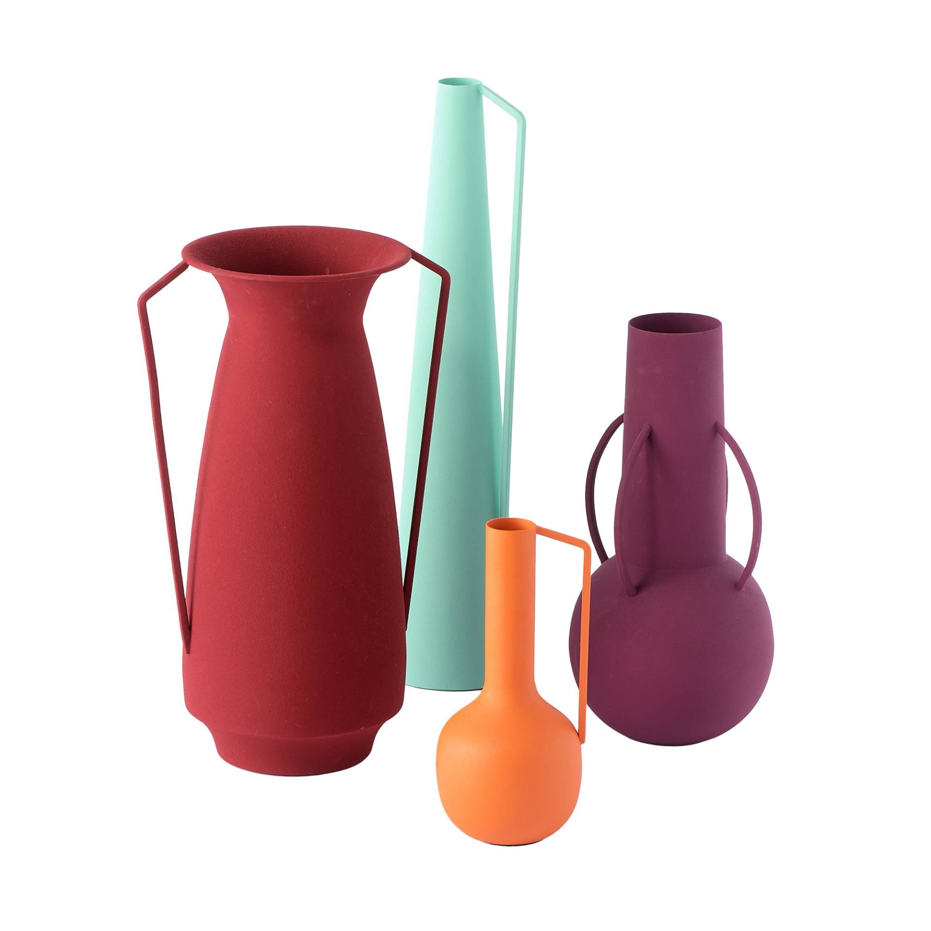 pols potten - Roman Vase 4er Set - mehrfarbig/matt von pols potten