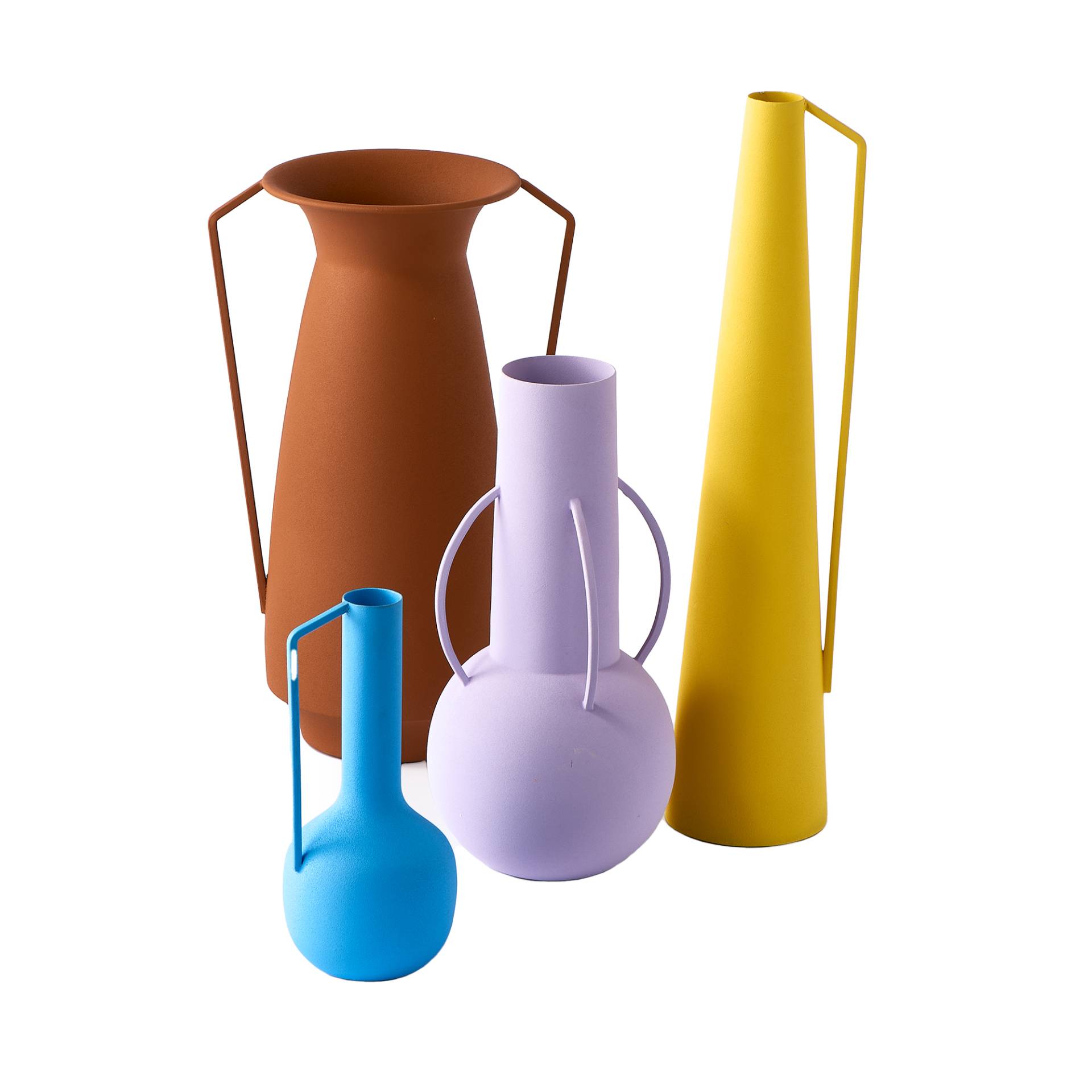 pols potten - Roman Vase 4er Set - mehrfarbig/matt von pols potten