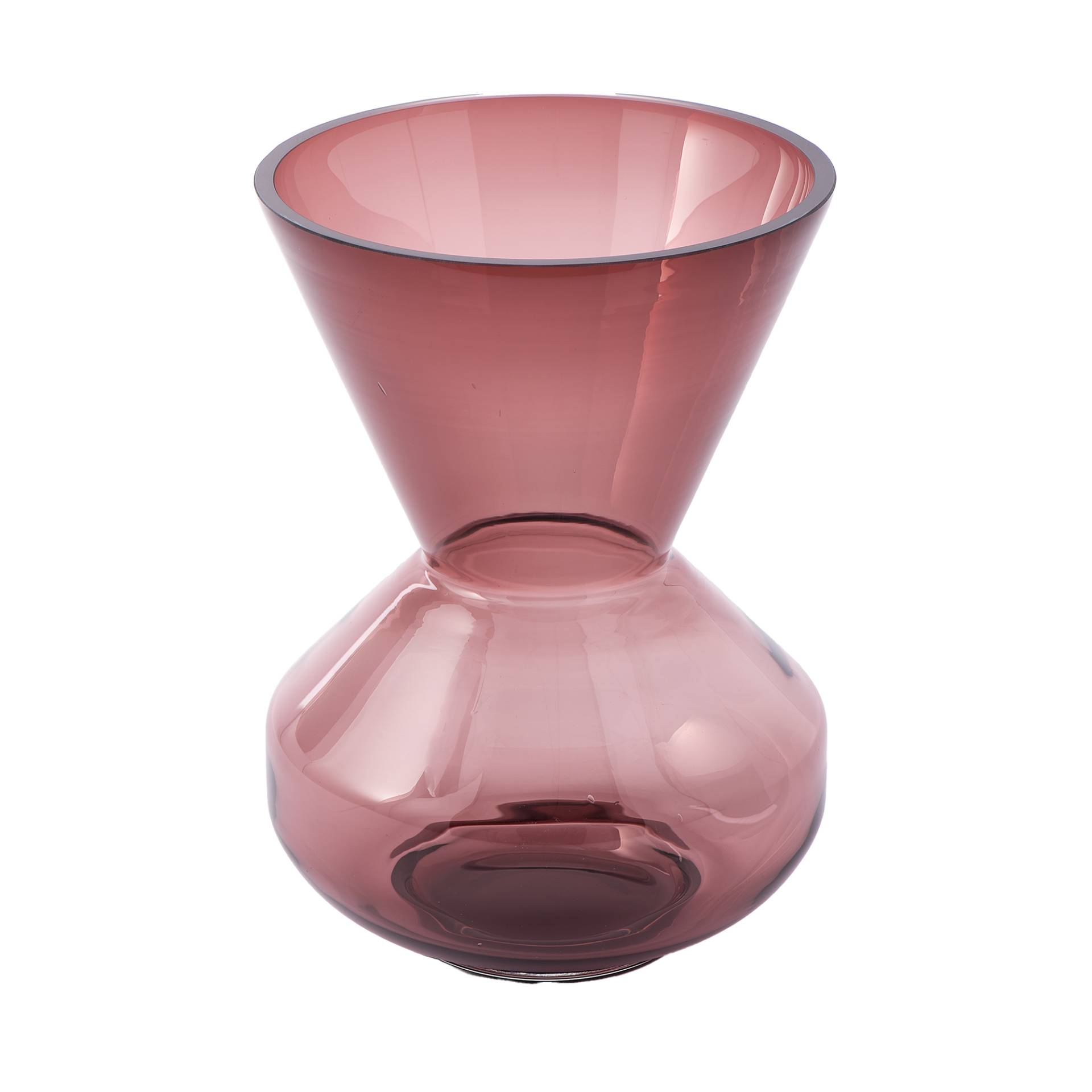 pols potten - Thick Neck Vase - lila/H 40cm / Ø 27,5cm von pols potten