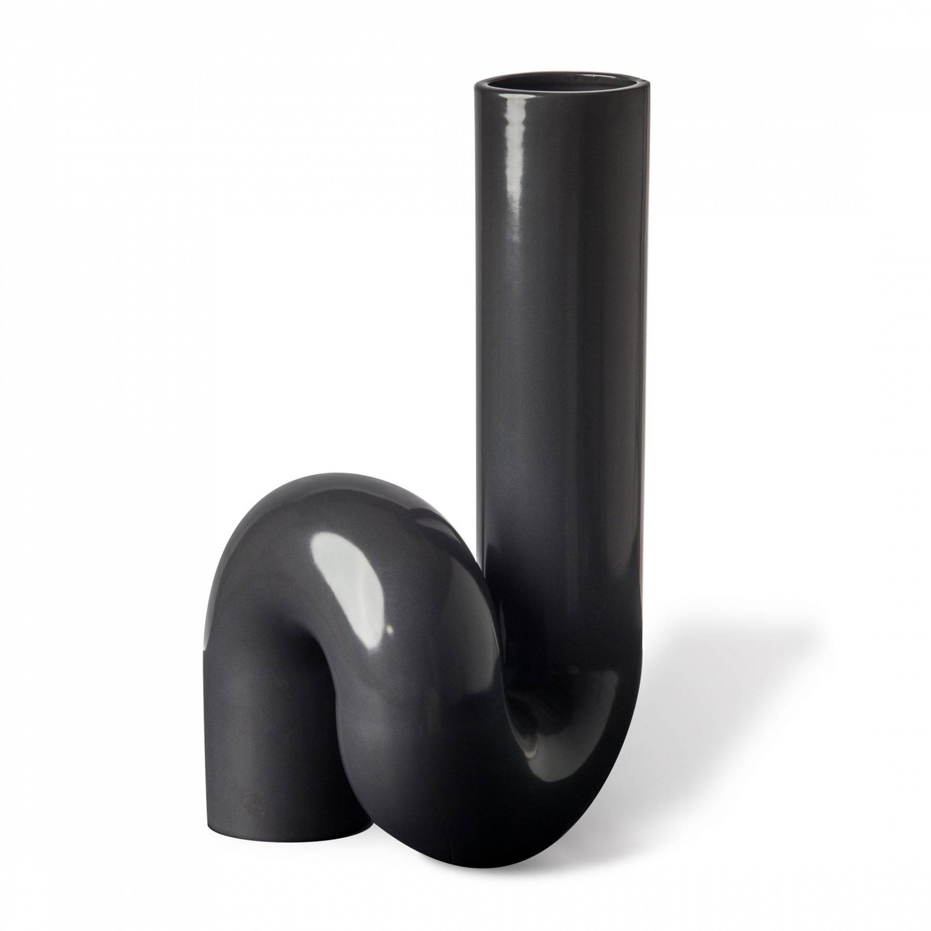 pols potten - YourTube Vase - schwarz/H 37cm x Ø 20cm von pols potten