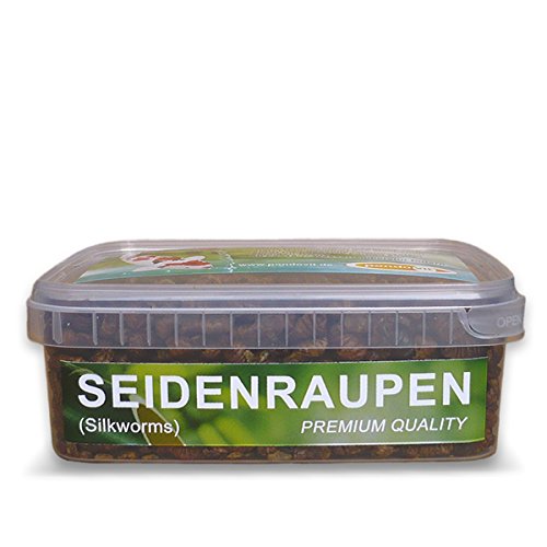 pondovit Seidenraupenpuppen - Premiumsnack - Koi Leckerbissen, 1.2 l von pondovit