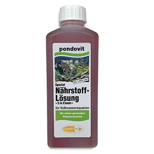 pondovit Nährstofflösung 3 in Einem für Süßwasseraquarien - für gesunden und kräftigen Pflanzenwuchs 250 ml pondovit Nährstofflösung 3 in Einem für Süßwasseraquarien - für gesunden und kräftigen Pflanzenwuchs 250 ml von pondovit