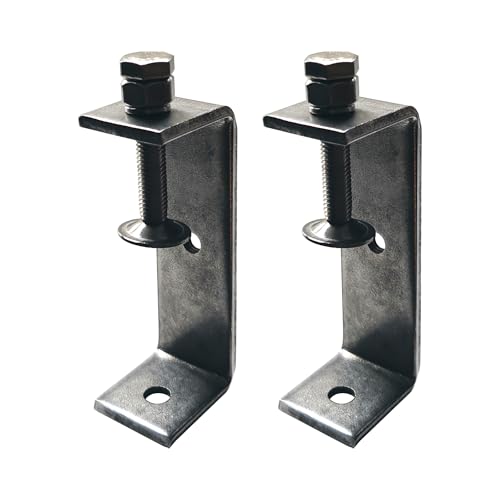 Ponezg 2 Stück C Klemme 65-95mm Einstellbar Kieferöffnungen Edelstahl C Zwingen Schraubzwingen Klein Schraubklemmen Metall Klemmschrauben Klemmhalterung Tischklemme M8 M10 Schraubzwinge C-Clamp Set von ponezg
