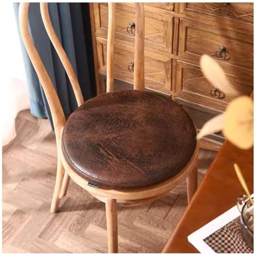 ponpfden 30 Cm/35 Cm/40 Cm/45 cm Rutschfestes Sitzpolster, Wasserdichtes Rundes Sitzkissen, 4,5 cm Memory Foam-Esszimmerstuhlpolster, Rundes Stuhlkissen Aus Kunstleder ponpfden 30 Cm/35 Cm/40 Cm/45 cm Rutschfestes Sitzpolster, Wasserdichtes Rundes Sitzkissen, 4,5 cm Memory Foam-Esszimmerstuhlpolster, Rundes Stuhlkissen Aus Kunstleder von ponpfden