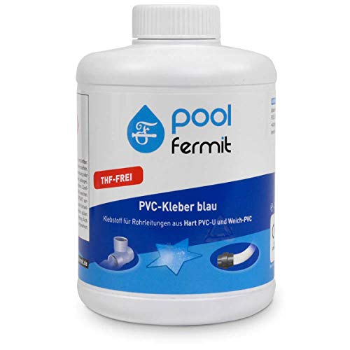 pool fermit Pool PVC-Kleber, blau, 1000ml von pool fermit