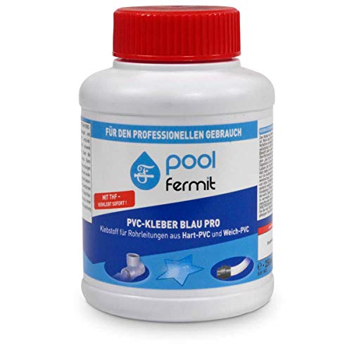 pool fermit Pool PVC-Kleber Pro, blau, 250ml von pool fermit