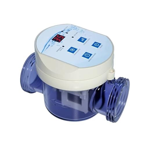 poolomio® Chlorinator für Pools bis 35 m³ mit Smarter App-Steuerung | Salz-Elektrolysegerät 7,5 g/h zur chemiefreien Pooldesinfektion | Chlor Generator mit anpassbaren Betriebszeiten von poolomio