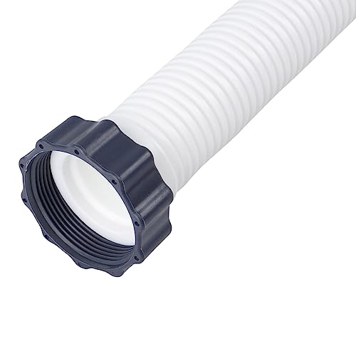 poolomio® Verbindungsschlauch für Intex Sandfilteranlagen Durchmesser 38mm| Schlauch Connector Intex 11535 Ersatzschlauch Pool | Poolschlauch zur Verbindung von Motor und Kessel | Länge ca. 44 cm von poolomio