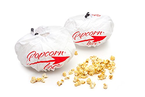 popcornloop Ersatzhauben 2 Stück Doppelpack Original Design Geeignet Mais Popcornmaschine 100% Baumwolle Waschmaschinenfest von popcornloop
