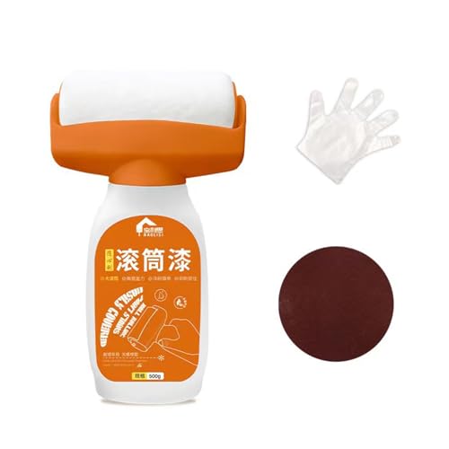 Poraceous 500g Ausbesserungsfarbe Weiss Roller, 2 in 1 Wandreparatur RollbüRste, Wandfarbe Weiß, Wandreparatur Rollbürste mit Wandreparaturpaste, für Graffiti Kratzer und Beschädigte Wände Poraceous 500g Ausbesserungsfarbe Weiss Roller, 2 in 1 Wandreparatur RollbüRste, Wandfarbe Weiß, Wandreparatur Rollbürste mit Wandreparaturpaste, für Graffiti Kratzer und Beschädigte Wände von poraceous
