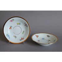 2 Meissen Streublümchen Blume Unterteller Für Kaffeetasse 1.wahl Breiter Goldrand 2 Meissen Streublümchen Blume Unterteller Für Kaffeetasse 1.wahl Breiter Goldrand von porcelainexpert