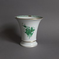 Herend Apponyi Grün Tischvase Vase H 14, 5 cm 6430 Av 的Herend von porcelainexpert