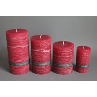 Lavendel & Rustic Stumpen Kerze Handgefertigt Durchgefärbt in 4 Größen von porcelainexpert