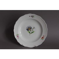 Meissen Bunte Blume Teller Feldblume Streublümchen 1.wahl Knaufzeit Um 1900 | C von porcelainexpert